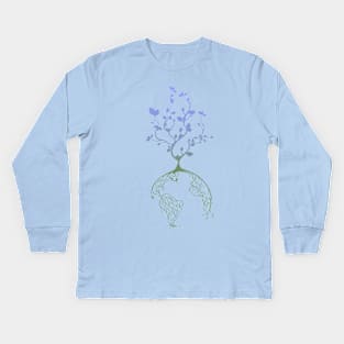 Travel Garden Logo Kids Long Sleeve T-Shirt